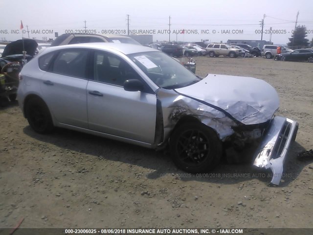 JF1GH61658H827542 - 2008 SUBARU IMPREZA 2.5I SILVER photo 1