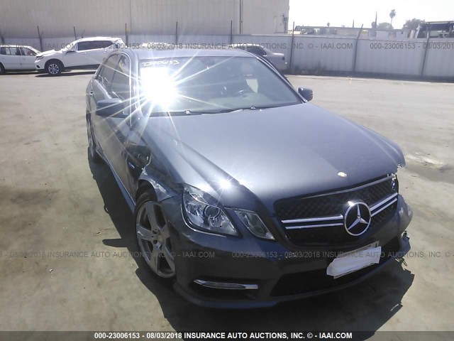 WDDHF5KBXCA611851 - 2012 MERCEDES-BENZ E 350 BLACK photo 1