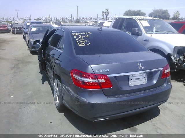 WDDHF5KBXCA611851 - 2012 MERCEDES-BENZ E 350 BLACK photo 3