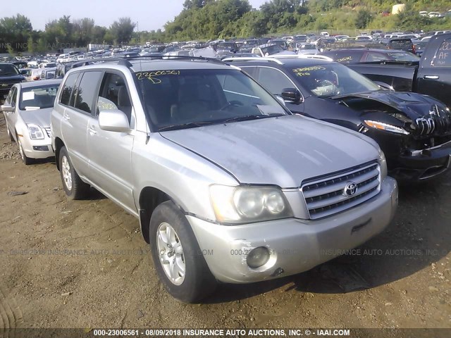 JTEHF21A120083022 - 2002 TOYOTA HIGHLANDER LIMITED SILVER photo 1