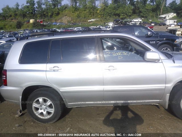 JTEHF21A120083022 - 2002 TOYOTA HIGHLANDER LIMITED SILVER photo 6