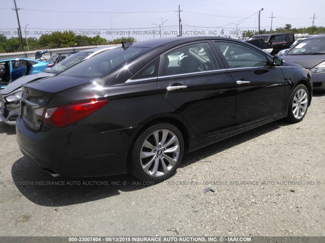 5NPEC4AB1BH257047 - 2011 HYUNDAI SONATA SE/LIMITED BEIGE photo 4