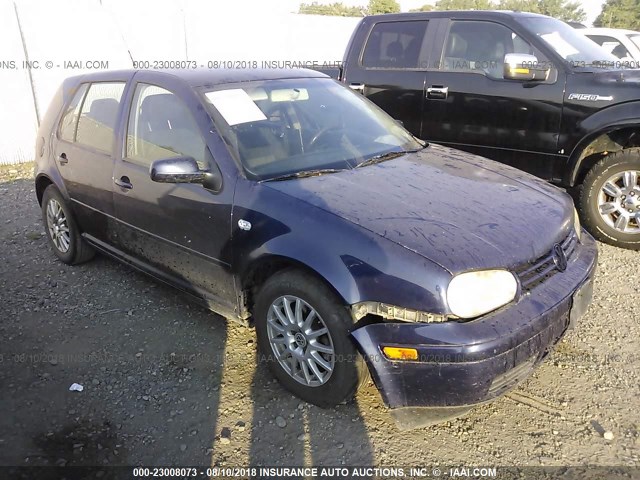 9BWGR61J244032340 - 2004 VOLKSWAGEN GOLF GLS TDI BLUE photo 1