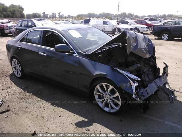 1G6AA5RX6D0148645 - 2013 CADILLAC ATS GRAY photo 1