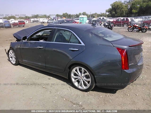 1G6AA5RX6D0148645 - 2013 CADILLAC ATS GRAY photo 3