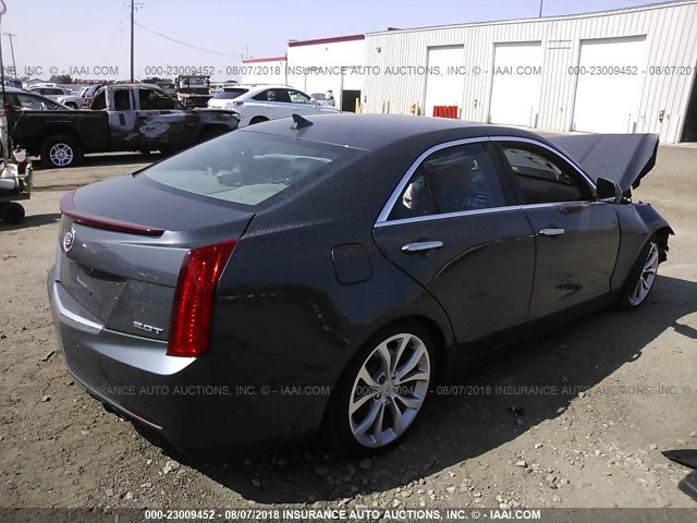 1G6AA5RX6D0148645 - 2013 CADILLAC ATS GRAY photo 4