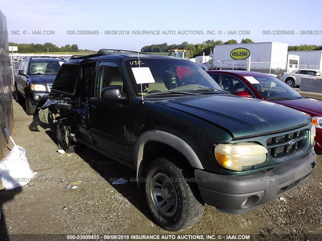 1FMZU72X8YZB15222 - 2000 FORD EXPLORER XLS GREEN photo 1