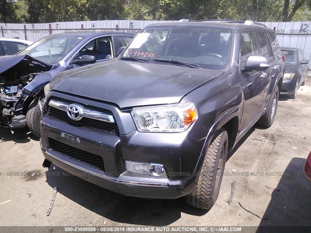 JTEBU5JRXA5006525 - 2010 TOYOTA 4RUNNER SR5/LIMITED/TRAIL 灰色 照片 2