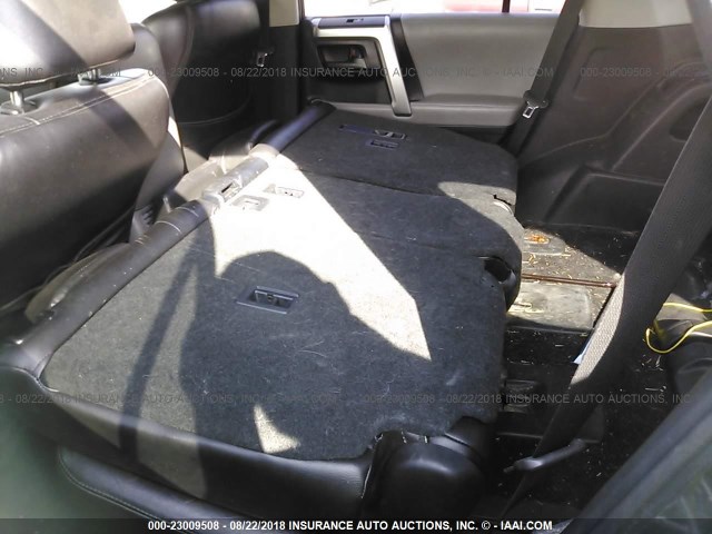 JTEBU5JRXA5006525 - 2010 TOYOTA 4RUNNER SR5/LIMITED/TRAIL 灰色 照片 8