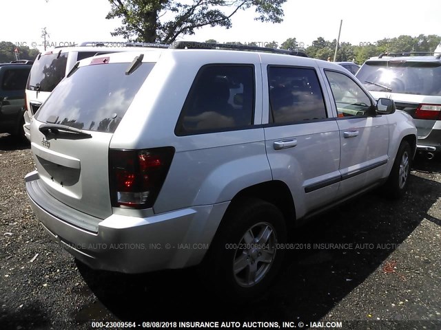 1J8GR48K57C500254 - 2007 JEEP GRAND CHEROKEE LAREDO/COLUMBIA/FREEDOM 银色 照片 4