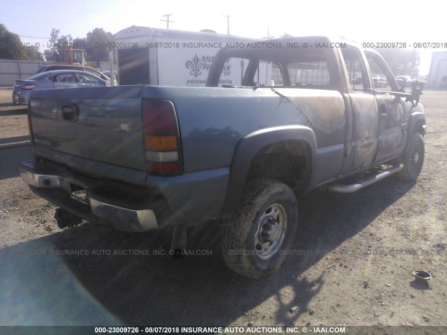 1GCHC29D76E220159 - 2006 CHEVROLET SILVERADO C2500 HEAVY DUTY TEAL photo 4