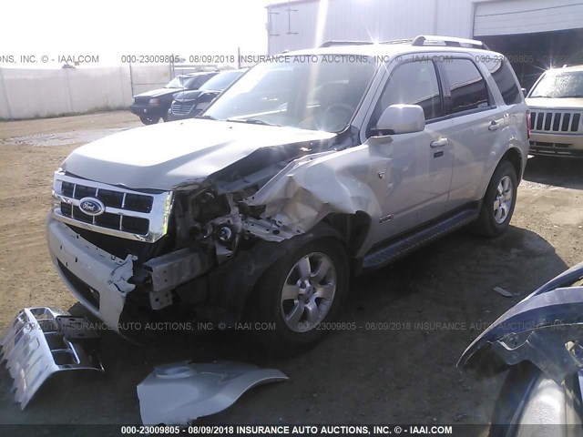 1FMCU94118KD85167 - 2008 FORD ESCAPE LIMITED TAN photo 2