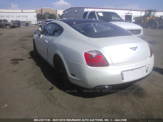 SCBCP73W98C059126 - 2008 BENTLEY CONTINENTAL GT SPEED WHITE photo 3