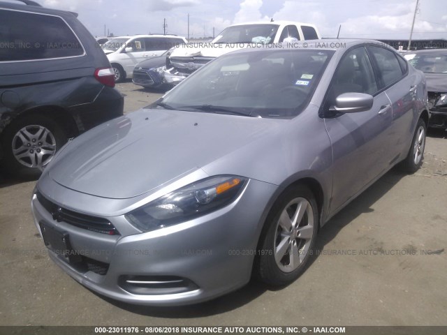 1C3CDFBB1GD766085 - 2016 DODGE DART SXT SILVER photo 2