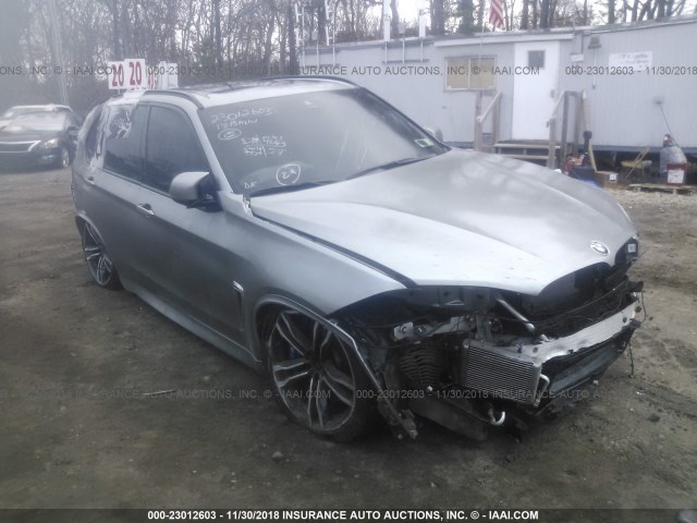 5YMKT6C57J0Y83825 - 2018 BMW X5 M GRAY photo 1