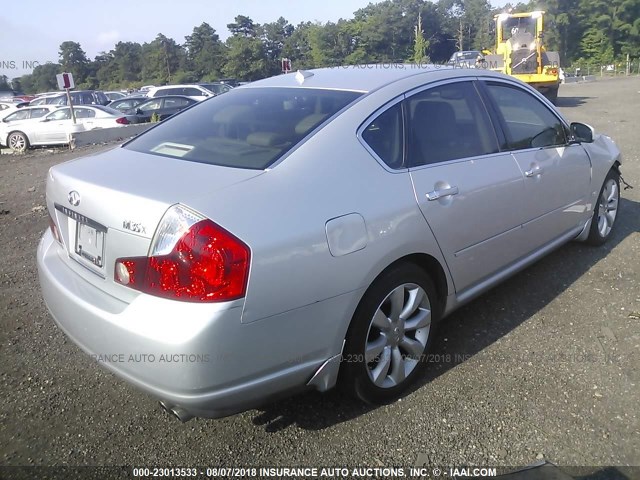 JNKAY01F37M455071 - 2007 INFINITI M35 SPORT SILVER photo 4