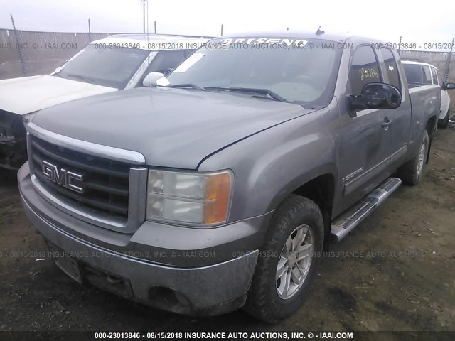 1GTEK19J17Z614885 - 2007 GMC NEW SIERRA K1500 GRAY photo 2