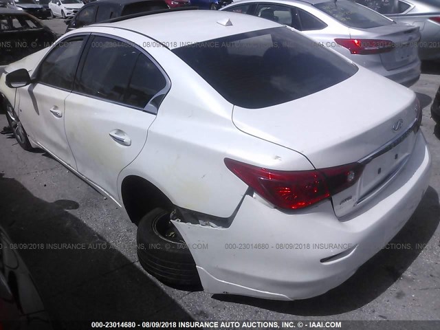 JN1BV7AR4EM696736 - 2014 INFINITI Q50 PREMIUM/SPORT WHITE photo 3