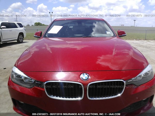 WBA3B1G53ENT01027 - 2014 BMW 320 I RED photo 6