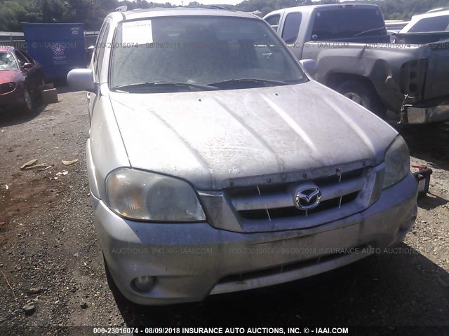 4F2CZ96135KM25702 - 2005 MAZDA TRIBUTE S SILVER photo 6