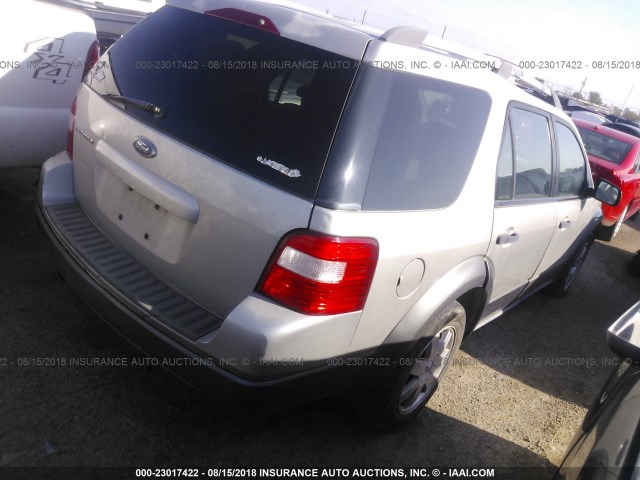 1FMZK01166GA44170 - 2006 FORD FREESTYLE SE Pewter photo 4