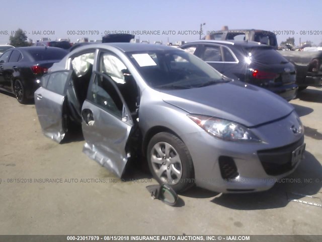 JM1BL1UPXD1852689 - 2013 MAZDA 3 I GRAY photo 1