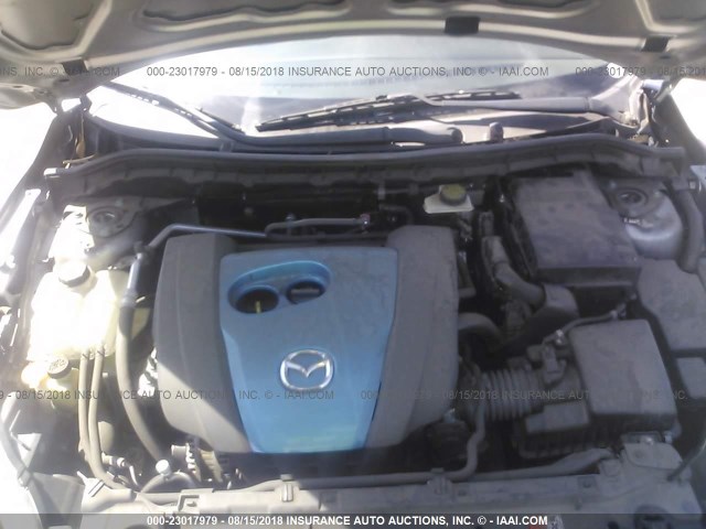 JM1BL1UPXD1852689 - 2013 MAZDA 3 I GRAY photo 10