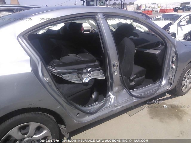 JM1BL1UPXD1852689 - 2013 MAZDA 3 I GRAY photo 6