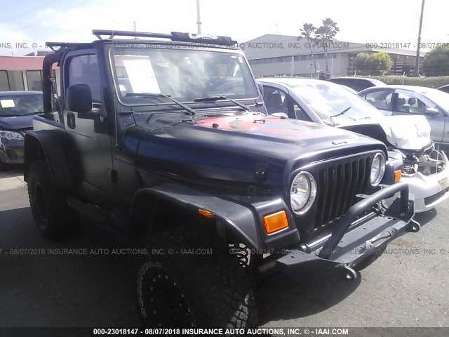 1J4FA39S56P752879 - 2006 JEEP WRANGLER X BLACK photo 1