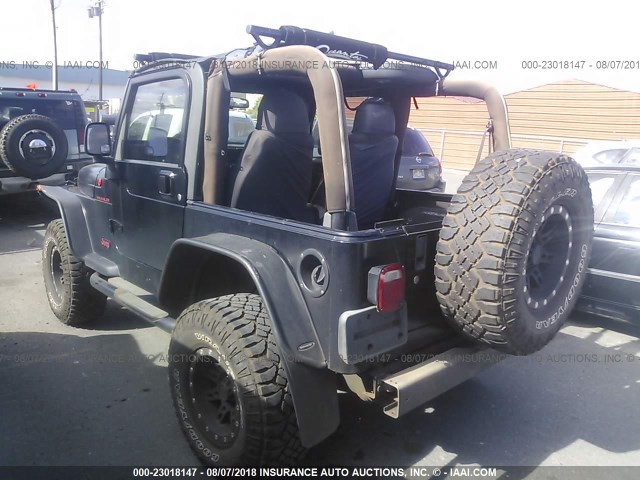 1J4FA39S56P752879 - 2006 JEEP WRANGLER X BLACK photo 3