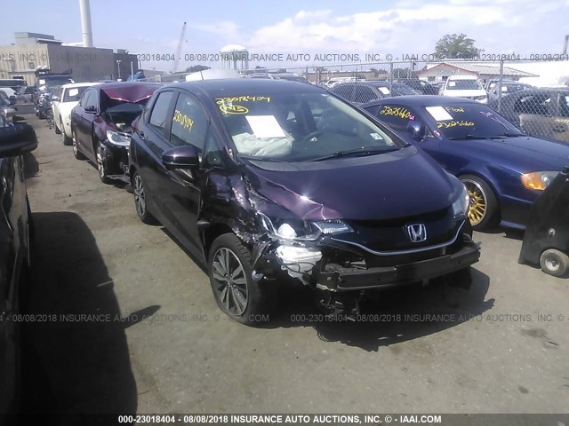 3HGGK5H89FM778434 - 2015 HONDA FIT EX/EXL PURPLE photo 1