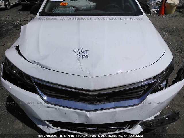 2G11Z5S33H9116334 - 2017 CHEVROLET IMPALA LS WHITE photo 10