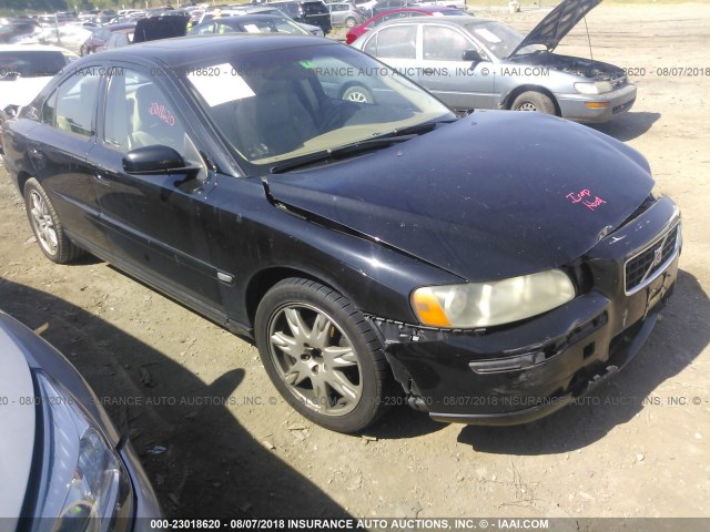 YV1RS592562521385 - 2006 VOLVO S60 2.5T BLACK photo 1