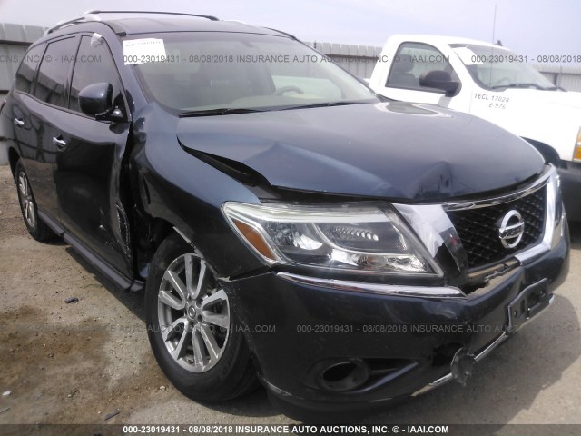 5N1AR2MN9DC616212 - 2013 NISSAN PATHFINDER S/SV/SL/PLATINUM BLUE photo 6