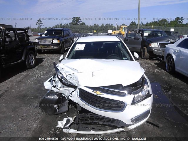 1G1PE5SB1G7123019 - 2016 CHEVROLET CRUZE LIMITED LT WHITE photo 6