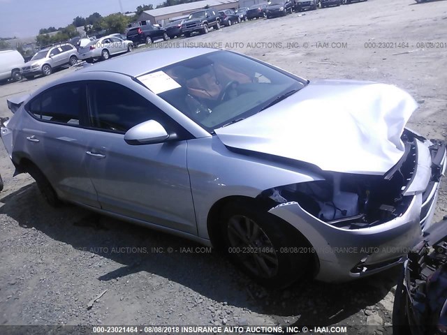 5NPD84LF6JH225674 - 2018 HYUNDAI ELANTRA SEL/VALUE/LIMITED SILVER photo 1