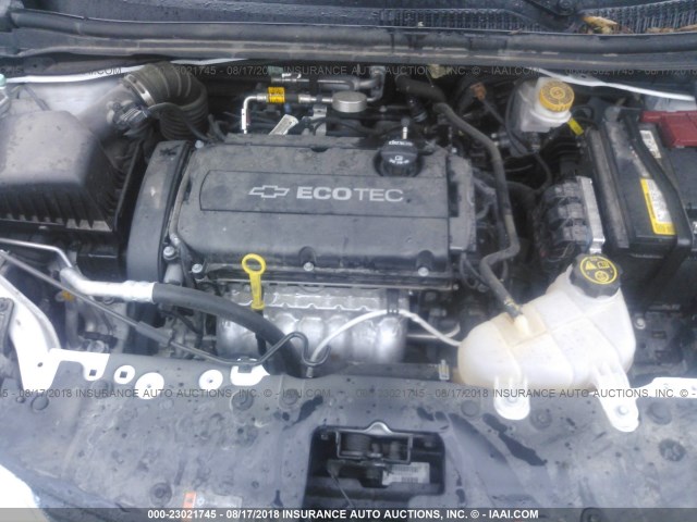 1G1JB5SH3H4142063 - 2017 CHEVROLET SONIC LS 白色 照片 10