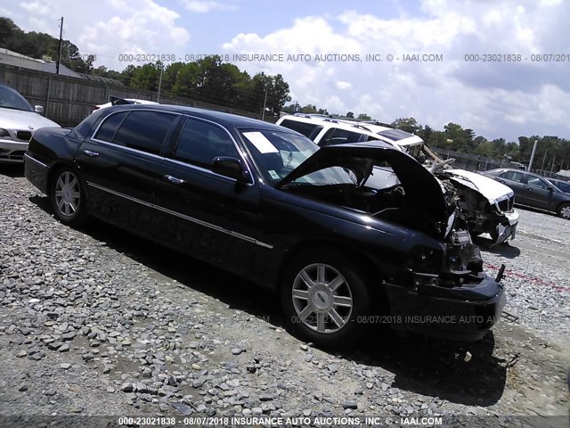 1LNHM84W77Y635499 - 2007 LINCOLN TOWN CAR EXECUTIVE L BLACK photo 1