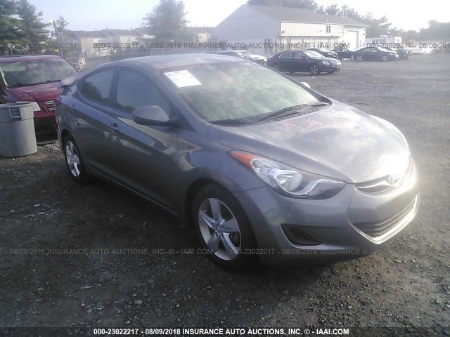 5NPDH4AE2DH302555 - 2013 HYUNDAI ELANTRA GLS/LIMITED GRAY photo 1