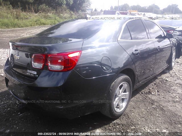 1G11A5SL2EF276408 - 2014 CHEVROLET MALIBU LS BLACK photo 4
