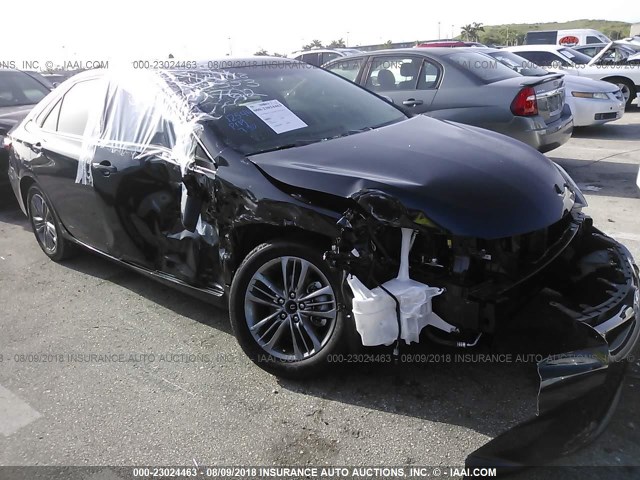 4T1BF1FK3HU431762 - 2017 TOYOTA CAMRY LE/XLE/SE/XSE BLACK photo 6