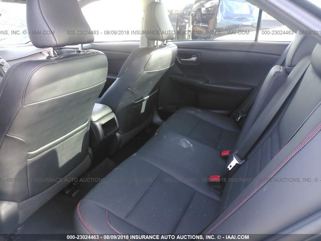 4T1BF1FK3HU431762 - 2017 TOYOTA CAMRY LE/XLE/SE/XSE BLACK photo 8