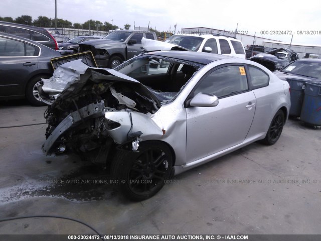 JTKDE177870197644 - 2007 TOYOTA SCION TC Gümüş foto 2