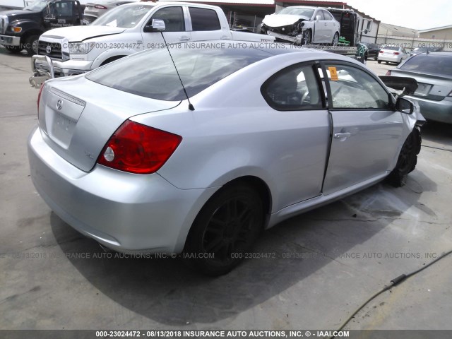 JTKDE177870197644 - 2007 TOYOTA SCION TC Gümüş foto 4