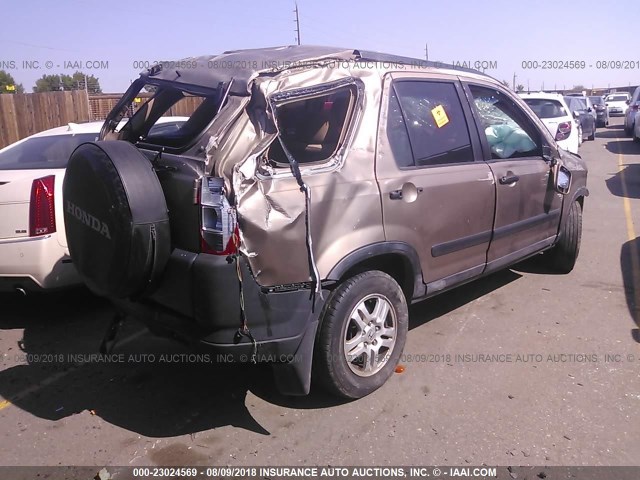 SHSRD78823U103482 - 2003 HONDA CR-V EX GOLD photo 4