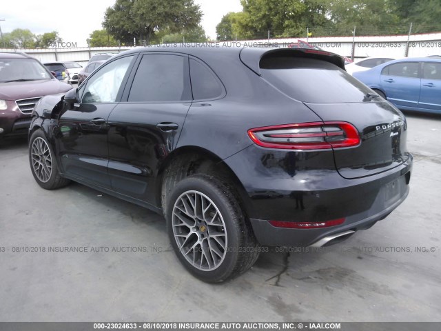 WP1AA2A54HLB06497 - 2017 PORSCHE MACAN BLACK photo 3