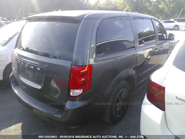 2C4RDGCG5FR569972 - 2015 DODGE GRAND CARAVAN SXT GRAY photo 4