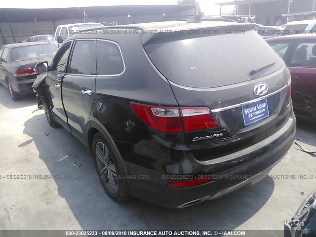 KM8SNDHF0FU130271 - 2015 HYUNDAI SANTA FE GLS/LIMITED BLACK photo 3