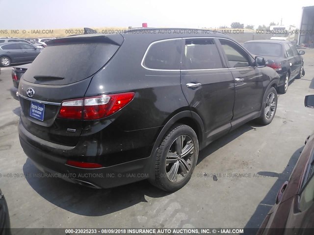 KM8SNDHF0FU130271 - 2015 HYUNDAI SANTA FE GLS/LIMITED BLACK photo 4