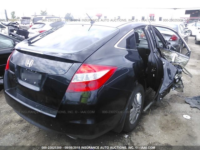 5J6TF3H31CL005605 - 2012 HONDA CROSSTOUR EX BLACK photo 4